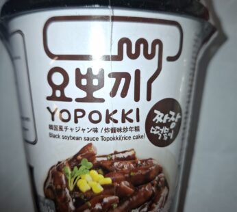 YOPOKKI JJAJANG TOPOKKI RICE CAKE,140g