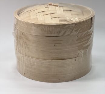 BAMBOO STEAMER W/LID 8 INCH,8inch